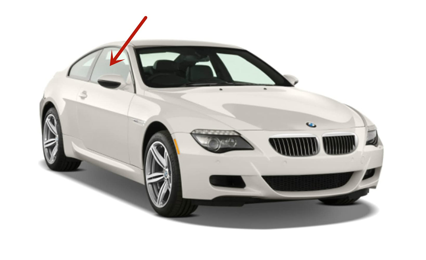 Passenger Right Side Front Door Window Door Glass Compatible with BMW 650ci 650i M6 2006-2010 Models/ 645ci 2004-2005Models