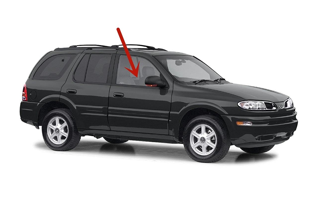 Passenger Right Side Front Door Window Door Glass Compatible with Saab 9-7x 2005-2009 Models/Oldsmobile Bravada 2002-2004 Models