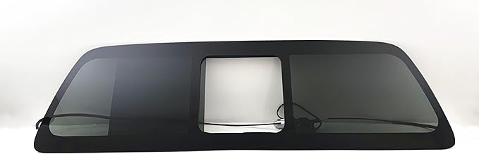 Rear Power Slider Back Window Glass Compatible with Ford F250 / F350 / F450 / F550 / F650 / F750 Pickup 2009-2016 Models (Not For F150)