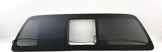 Rear Power Slider Back Window Glass Compatible with Ford F250 / F350 / F450 / F550 / F650 / F750 Pickup 2009-2016 Models (Not For F150)