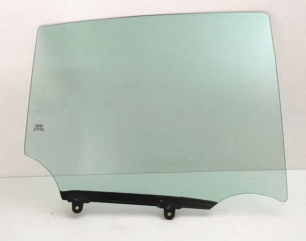 Passenger Right Side Rear Door Window Door Glass Compatible with Nissan Versa 4 Door Sedan 2012-2019 Models