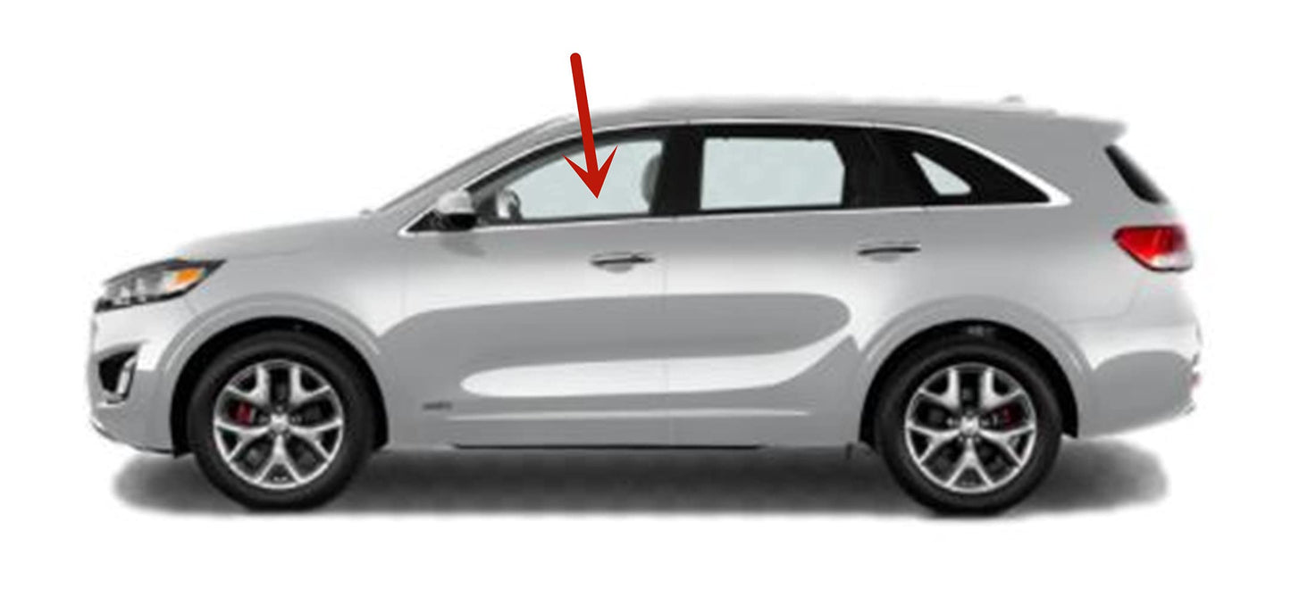 Laminated Driver Left Side Front Door Window Door Glass Compatible with Kia Sorento 2016-2020 Models