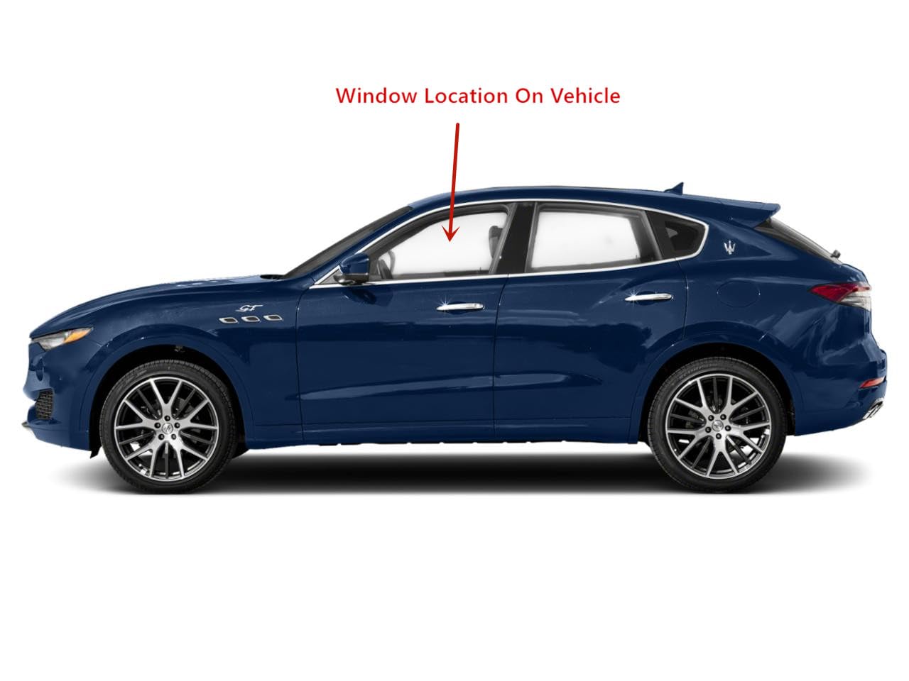 Laminated Driver Left Side Front Door Window Door Glass Compatible with Maserati Levante 2016-2024 Models