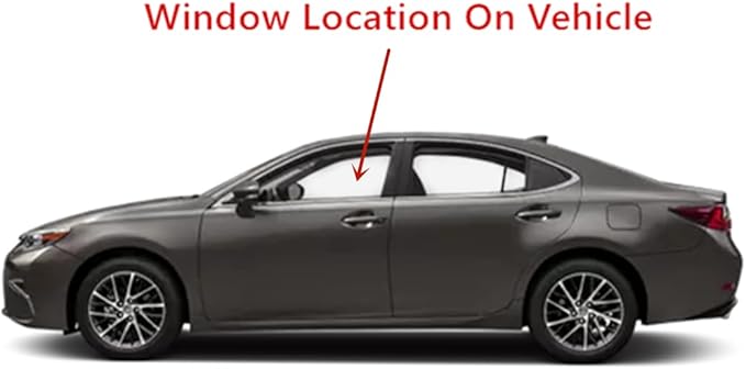 Driver Left Side Front Door Window Door Glass Compatible with Lexus ES350 / ES300h 2013-2018 Models