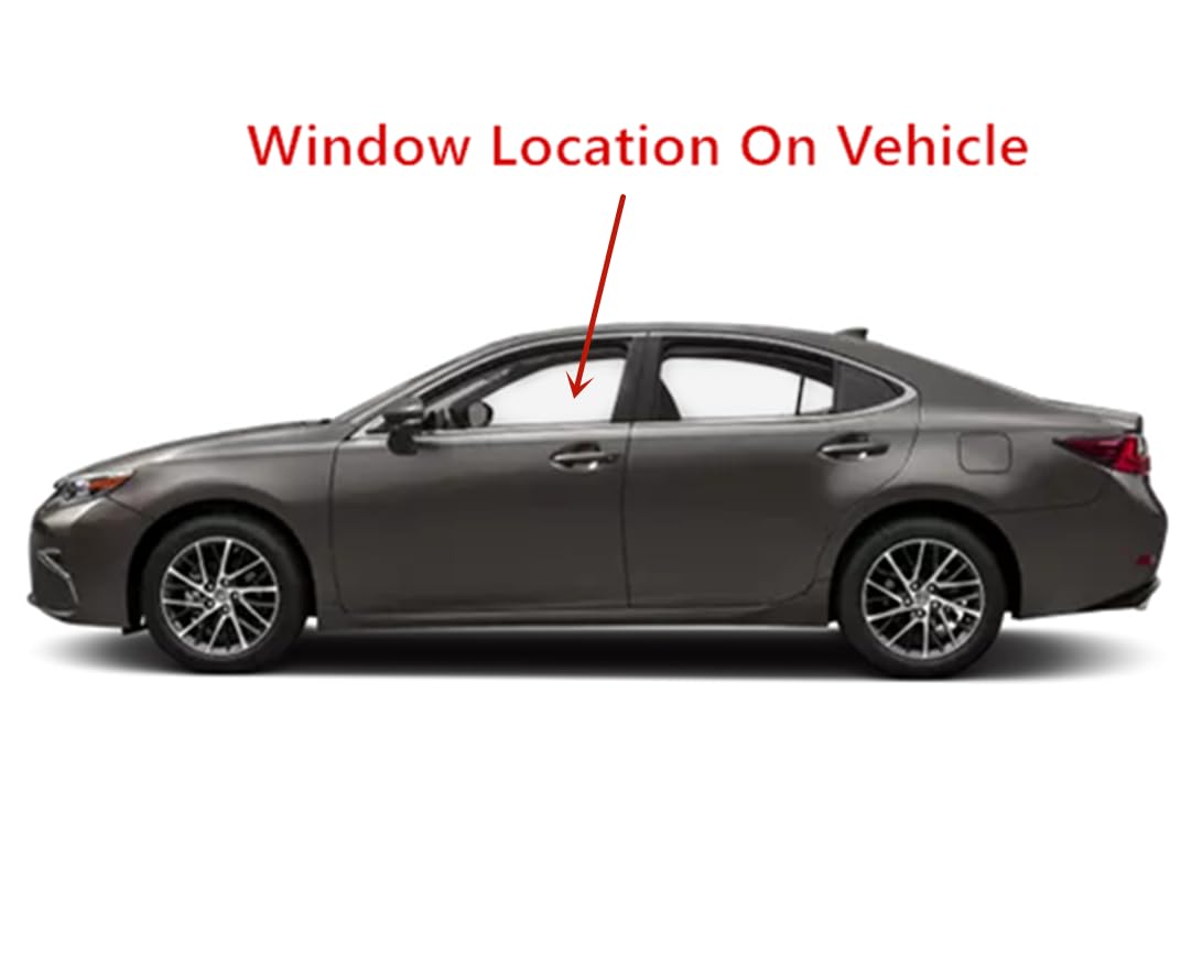 Laminated Driver Left Side Front Door Window Door Glass Compatible with Lexus ES350 / ES300h 2013-2018 Models