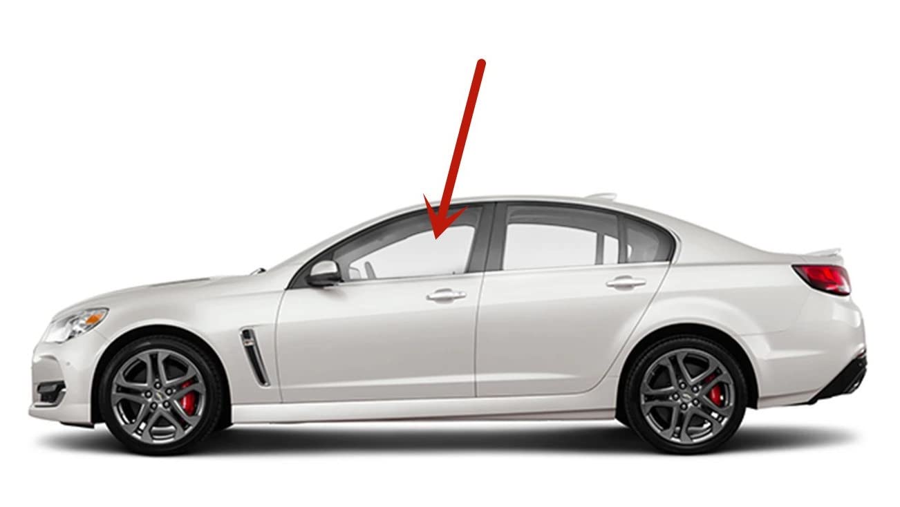 Driver Left Side Front Door Window Door Glass Compatible with Chevrolet SS 2014-2017 US Models Only