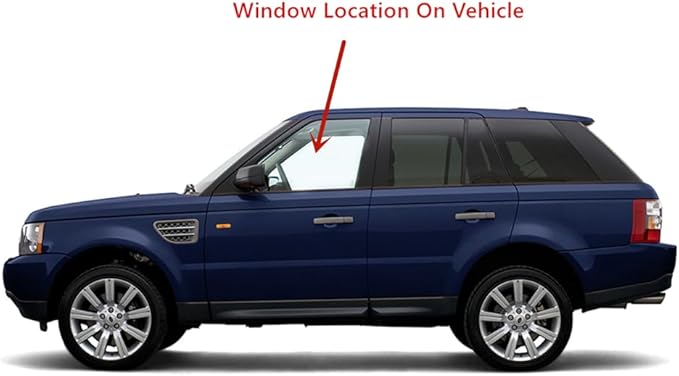 Driver Left Side Front Door Window Door Glass Compatible with Land Rover Range Rover Sport 2006-2013 Models