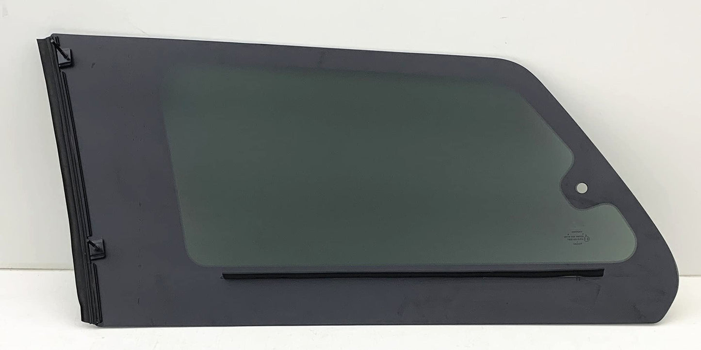 Movable Passenger Right Side Quarter Window Quarter Glass Compatible with Toyota Sienna 2011-2020 Models