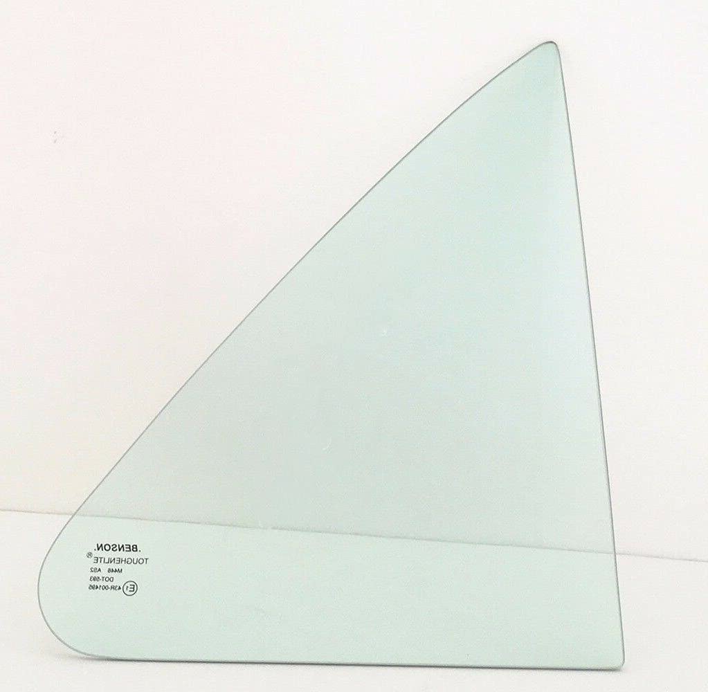 Passenger Right Side Rear Vent Window Vent Glass Compatible with Nissan Sentra 1991-1994 / Tsuru 1992-2005 4 Door Sedan Models