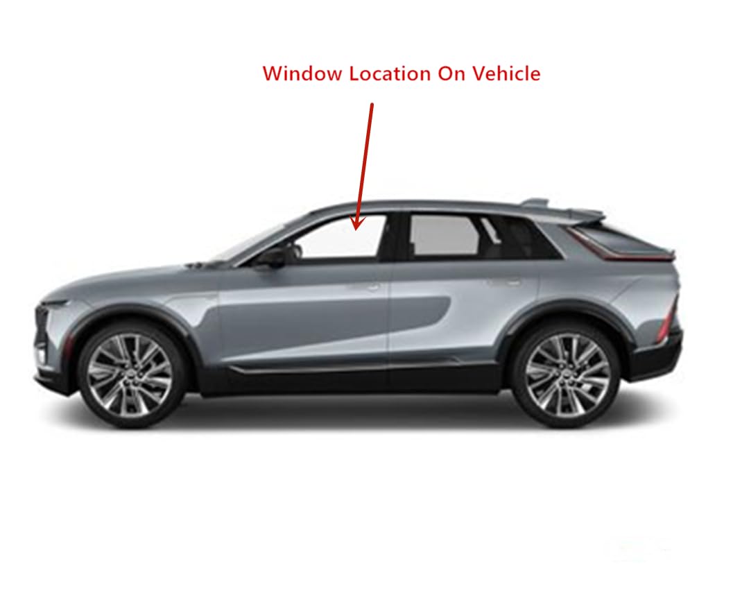 Laminated Driver Left Side Front Door Window Door Glass Compatible with Cadillac Lyriq 2023-2025 / Acura ZDX 2024-2025 Models