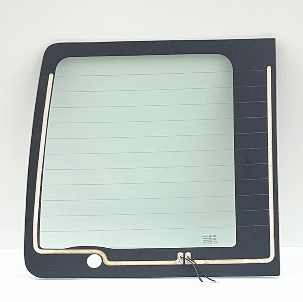 Heated Back Window Back Glass Passenger Right Side Compatible with Ford Transit Connect 2010-2013 Models