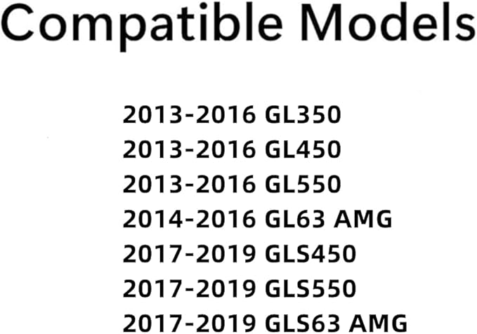 Heated Back Window Back Glass Compatible with Mercedes Benz GL350 GL450 GL550 GL63 Models / GLS450 GLS550 GLS63 2013-2019 Models