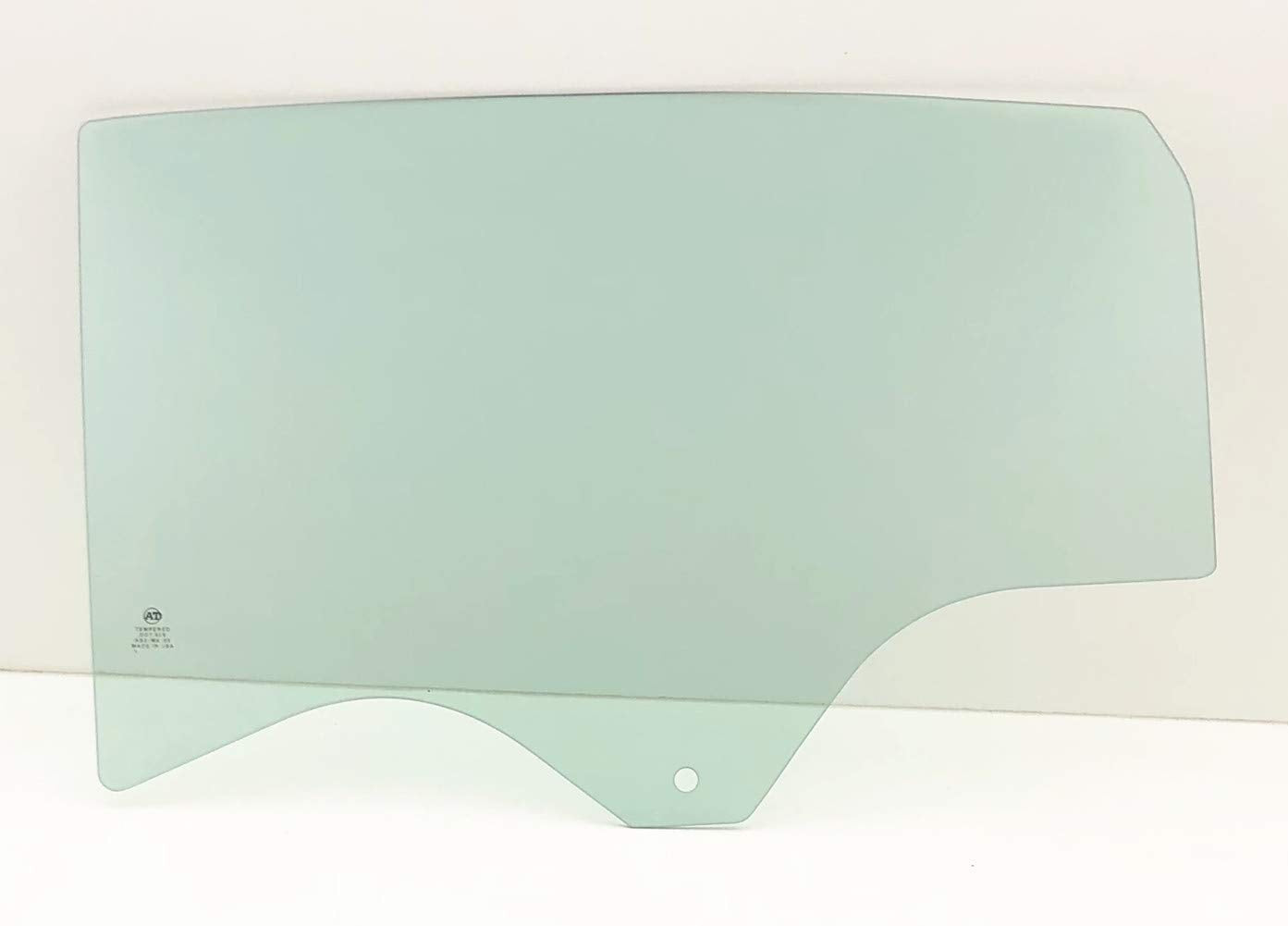 3.9mm Thickness Driver Left Side Rear Door Window Door Glass Compatible with Chevrolet Malibu 2016-2025 Models