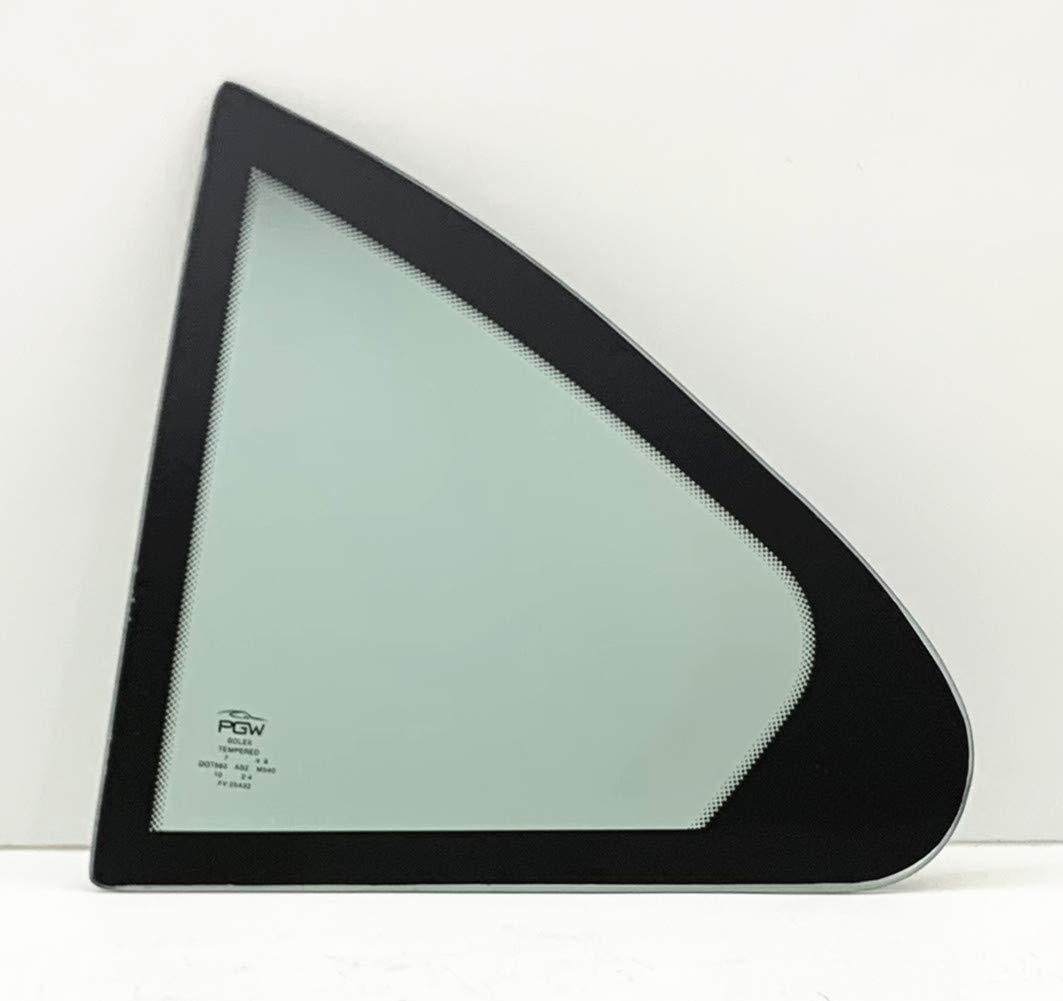 Driver Left Side Rear Vent Window Vent Glass Compatible with Mercedes Benz C250 / C300 / C350 / C63 AMG 4 Door Sedan 2012-2014 Models