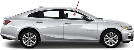 Laminated Passenger Right Side Front Door Window Door Glass Compatible with Chevrolet Malibu 2016-2025 Models