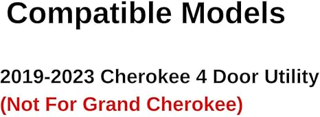 Heated Back Tailgate Window Back Glass Compatible with Jeep Cherokee 2019-2023 Models