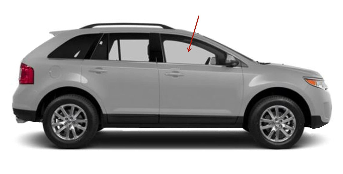 OEM Laminated Passenger Right Side Front Door Window Door Glass Compatible with Ford Edge 2007-2014 Models/Lincoln MKX 2007-2015 Models