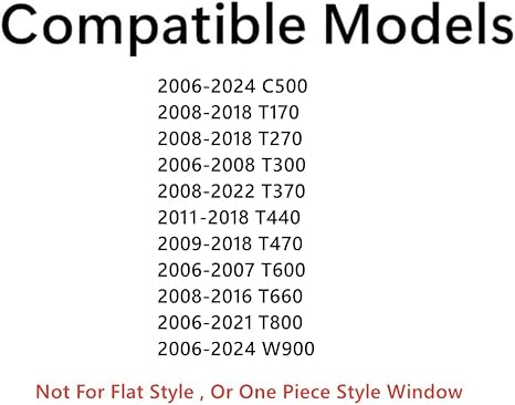 Laminated Driver Left Side Front Windshield Window Glass Compatible with Kenworth C500 W900 2006-2024 / T170 T270 T300 T440 T470 T600 T660 2006-2018 / T370 T800 2006-2022