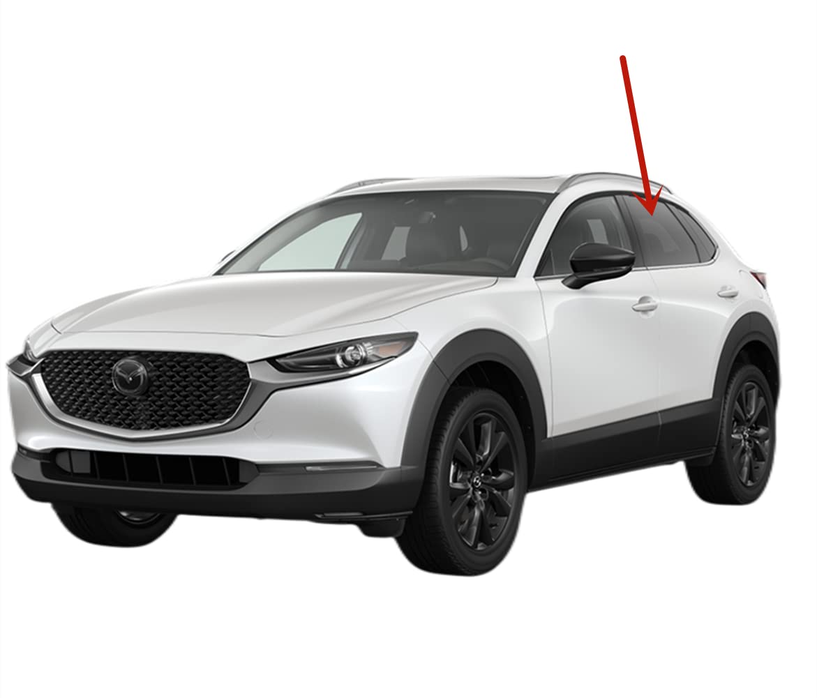 Privacy Driver Left Side Rear Door Window Door Glass Compatible with Mazda CX-30 2020-2025 Models