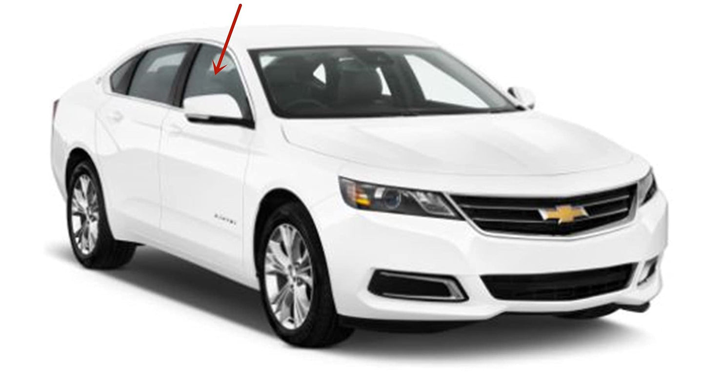 Passenger Right Side Front Door Window Door Glass Compatible with Chevrolet Impala 2006-2013 Models / Impala Limited 2014-2016 Models