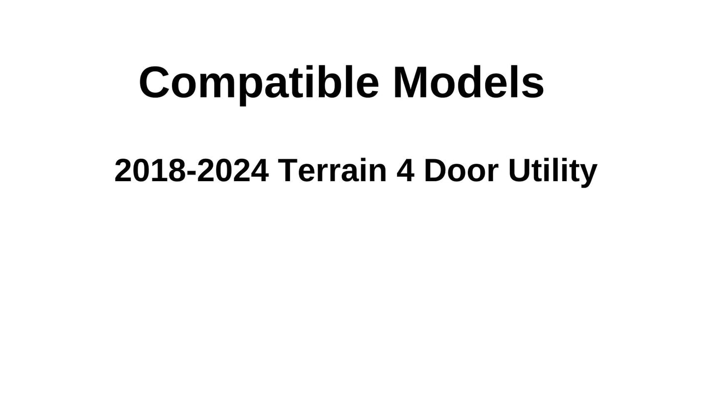 Heated Back Tailgate Window Back Glass Compatible with GMC Terrain 2018-2024 Models