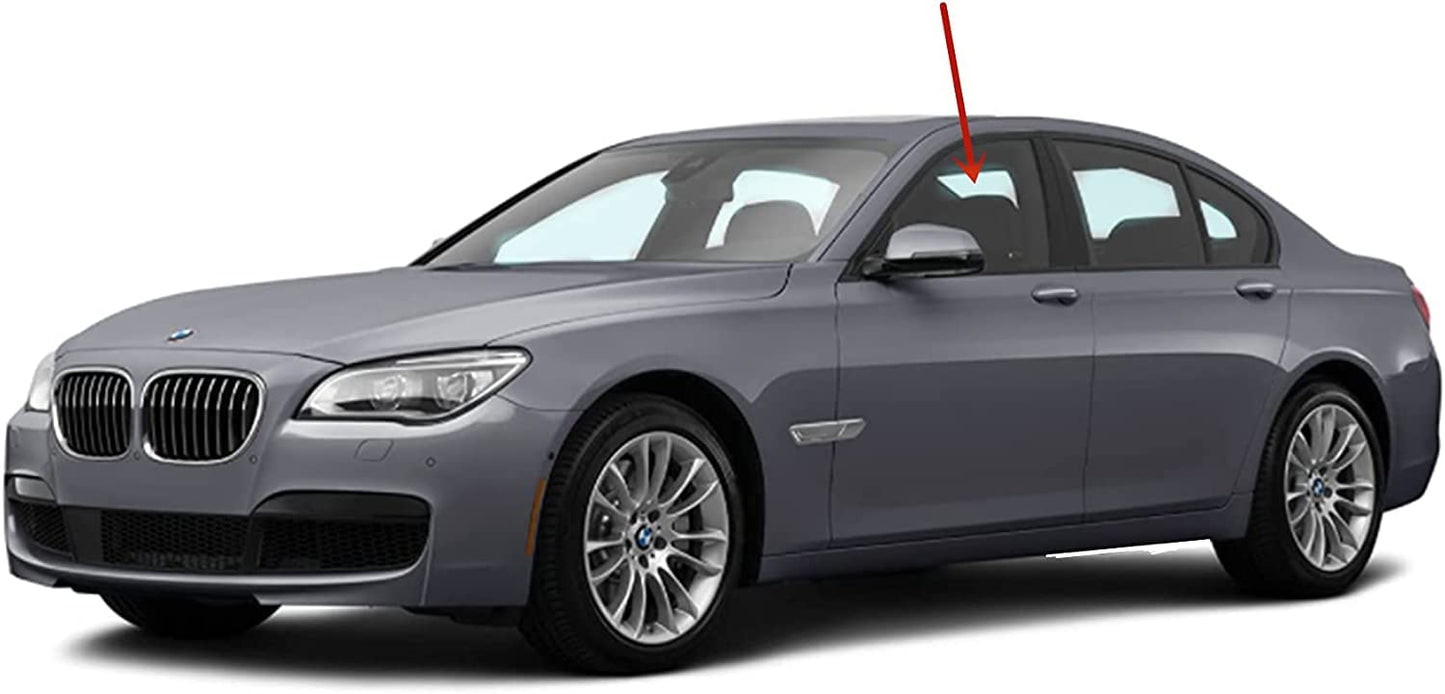 Driver Left Side Front Door Window Door Glass Compatible with BMW 740i / 740Li / 740Ld / 750i / 750Li / 760Li / Alpina B7 2009-2015 Models