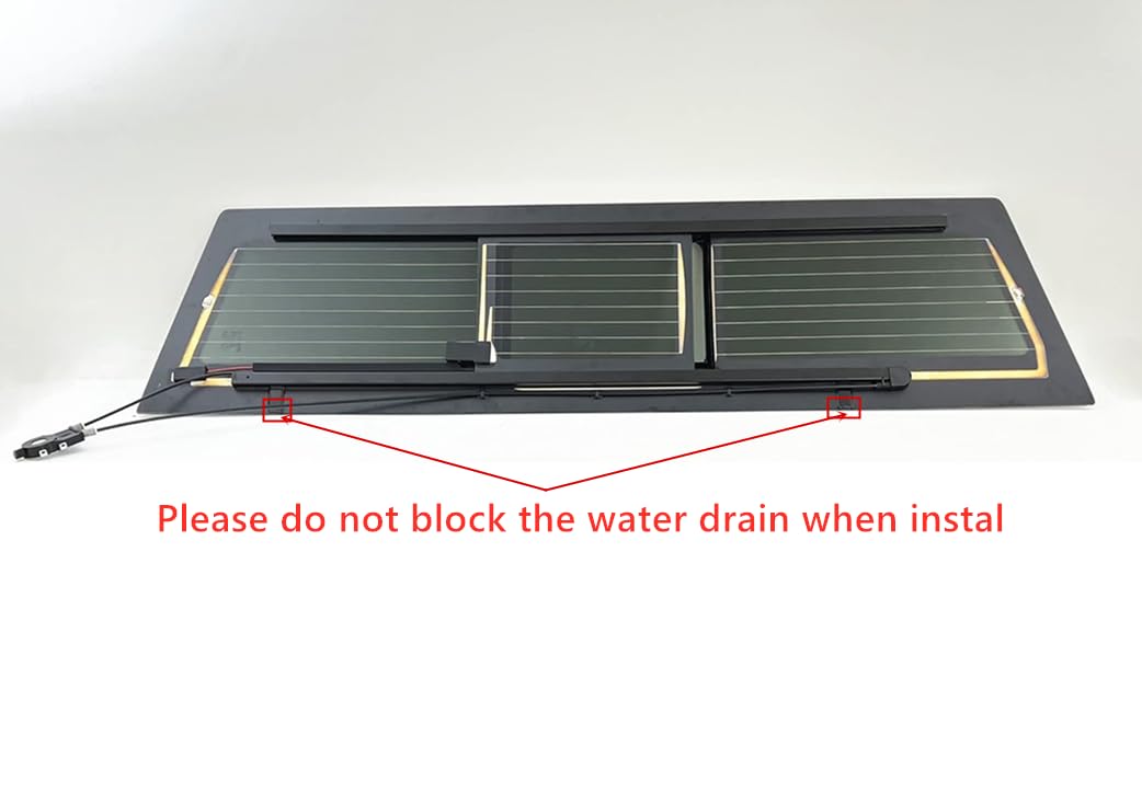 One Panel High Performance Heated Power Slider Back Window Glass Compatible with Chevrolet Silverado/GMC Sierra 2019-2025 1500 & 2020-2025 2500/3500 4 Door Pickups (Not For 1500 Light Duty)