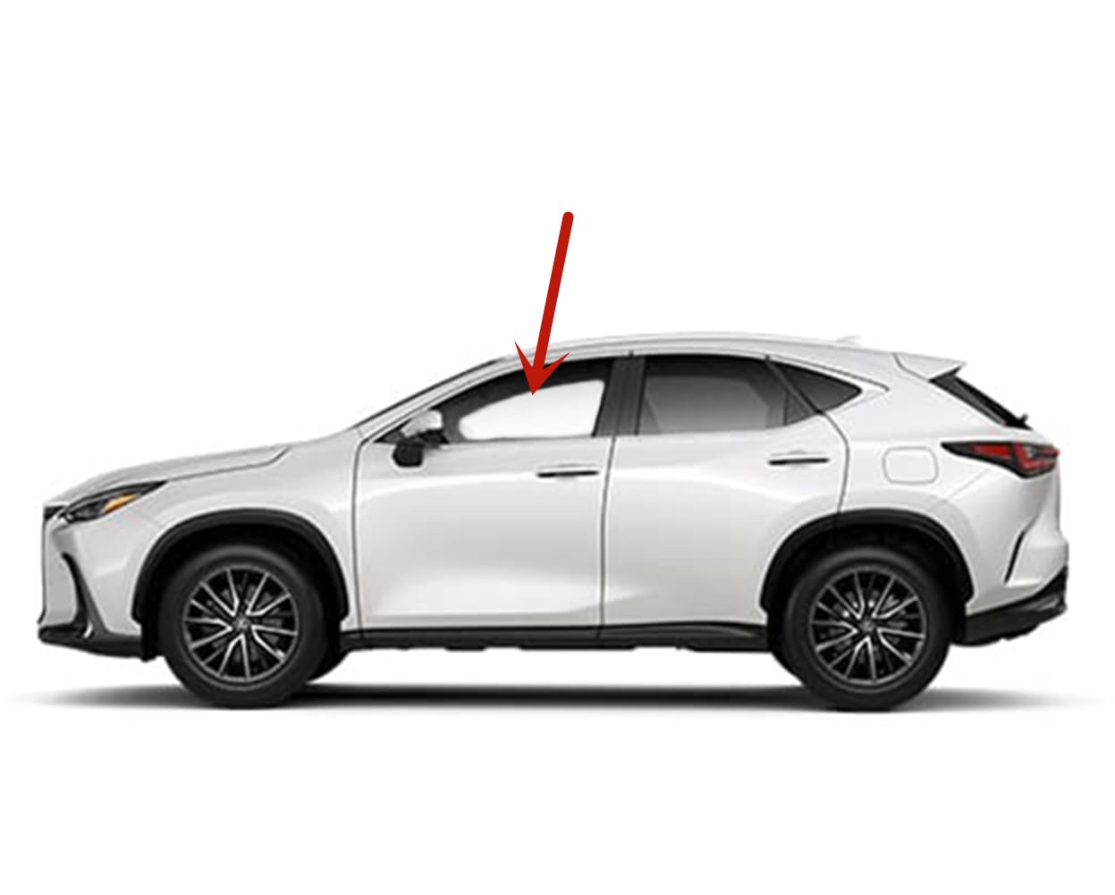 Laminated Driver Left Side Front Door Window Door Glass Compatible with Lexus NX250 NX350 NX350h NX450h+ 2022-2025 Models