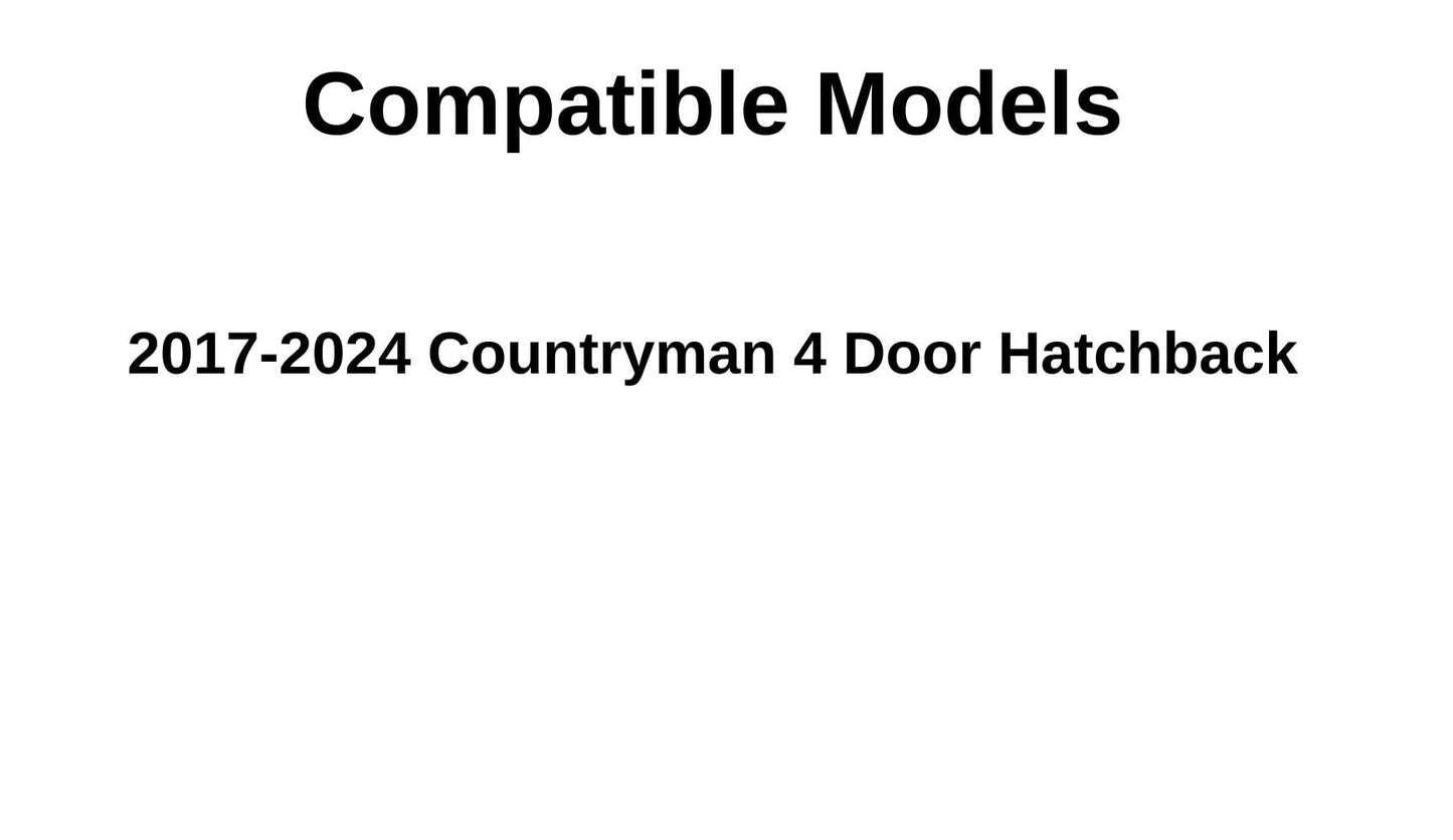 Passenger Right Side Front Door Window Door Glass Compatible with Mini Countryman 2017-2024 Models