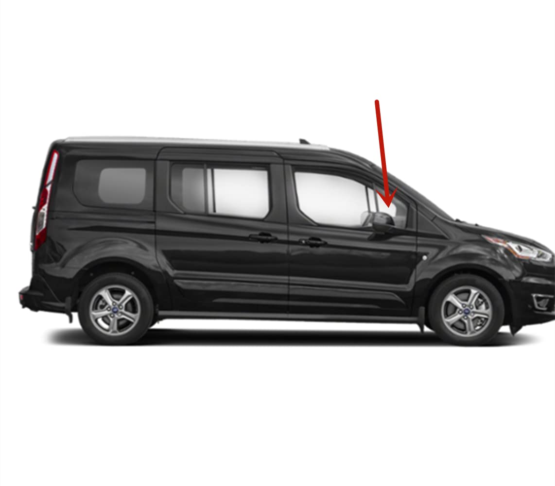 Laminated Passenger Right Side Front Vent Window Vent Glass Compatible with Ford Transit Connect 2019-2023 Models