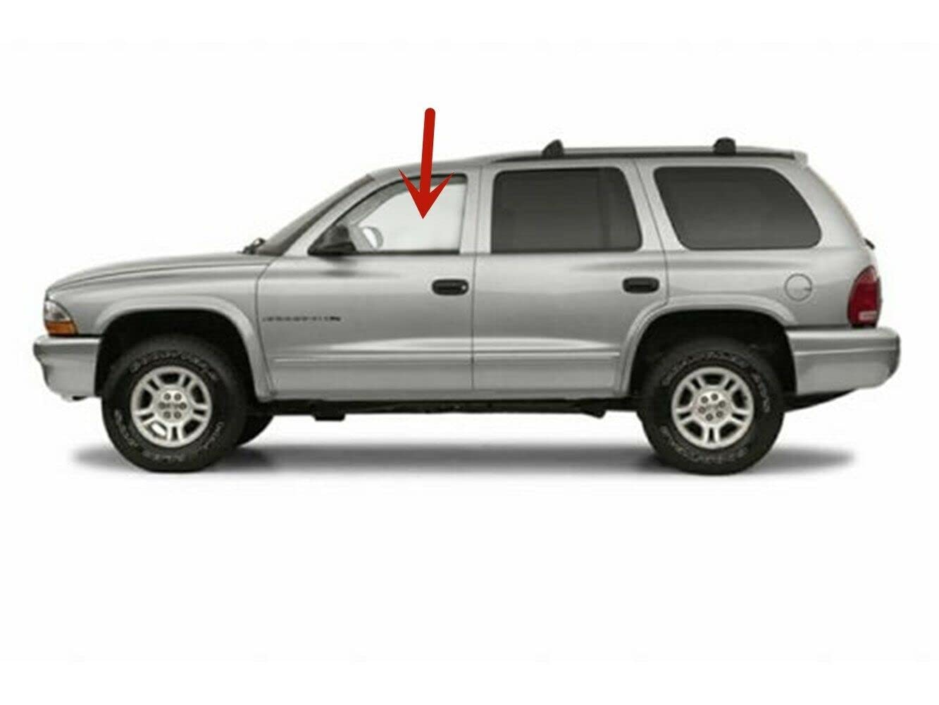 Driver Left Side Front Door Window Door Glass Compatible with Dodge Durango 1998-2003 Models/Dodge Dakota Pickup 2000-2004 4 Door Models