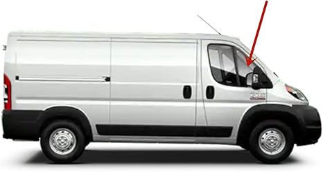 Passenger Right Side Front Vent Window Vent Glass Compatible with Ram Promaster 1500 2500 3500 Cargo Van 2014-2025 Models (Not For Promaster City Van)