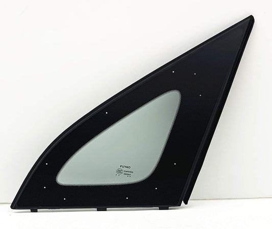 Driver Left Side Front Vent Window Vent Glass Compatible with Chevrolet City Express 2014-2018 /Nissan NV200 2013-2020 Models