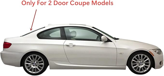 Heated Rear Back Window Back Glass Compatible with BMW 328 328i 328xi 335 335i 335xi M3 2 Door Coupe 2007-2013 Models