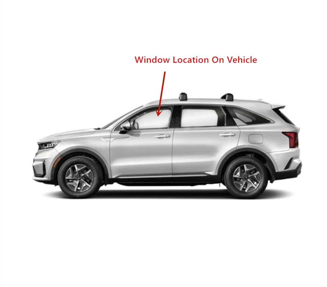 Laminated Driver Left Side Front Door Window Door Glass Compatible with Kia Sorento 2021-2025 Models
