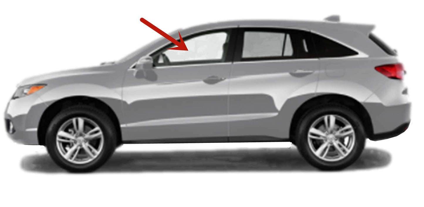 Driver Left Side Front Door Window Door Glass Compatible with Acura RDX 2013-2018 Models