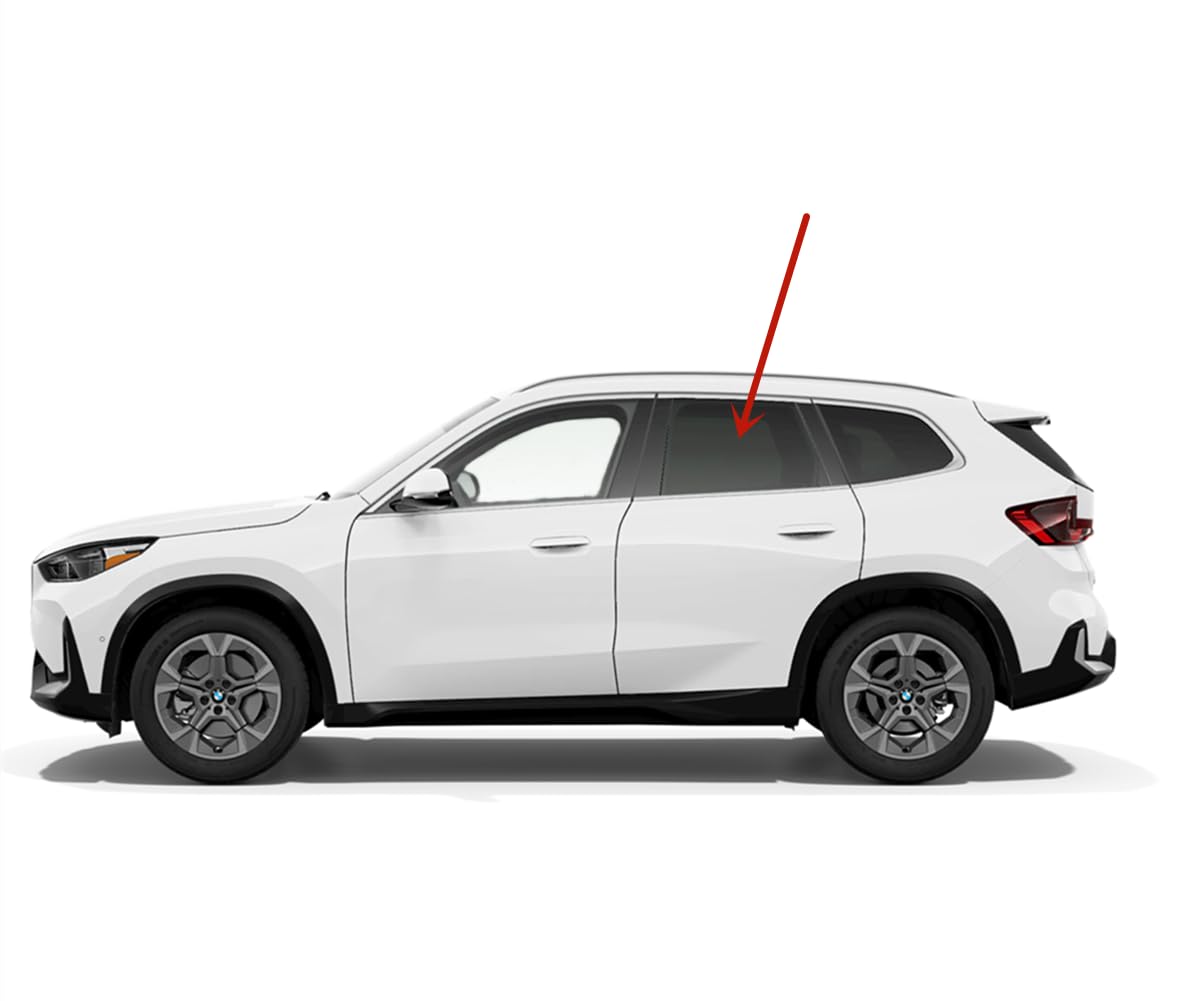 Tempered Privacy Driver Left Side Rear Door Window Door Glass Compatible With BMW X1 2023-2025 Models
