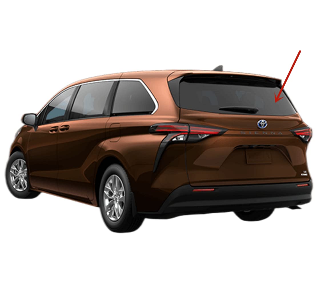 Heated Back Window Back Glass Compatible with Toyota Sienna 2021-2025 Models