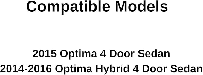 Laminated Driver Left Side Front Door Window Door Glass Compatible with Kia Optima 2015 Models / Optima Hybrid 2014-2016 Models