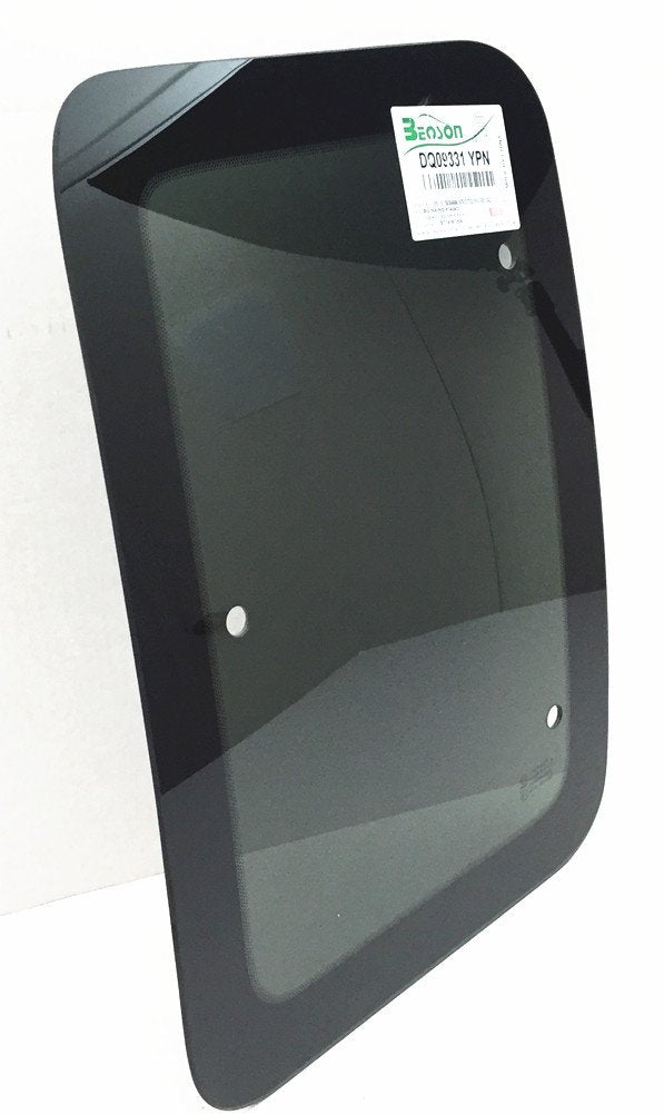 Privacy Movable Passenger Right Side Rear Access Door Quarter Glass Quarter Window Compatible with Ford F250 F350 F650 F750 F450 F550 Pickup 2 Door Super Cab 2000-2016 Models