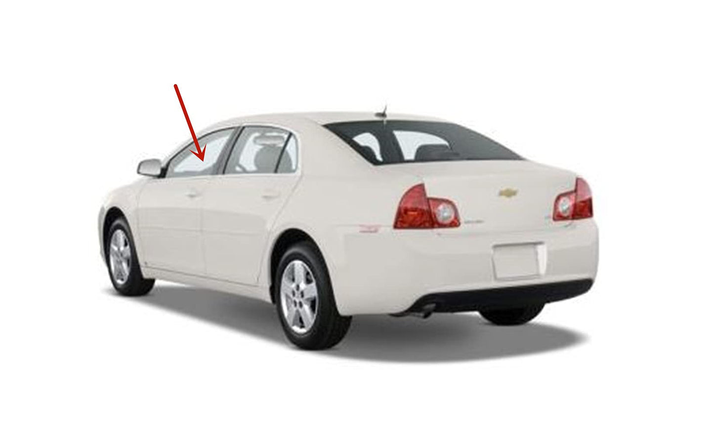Driver Left Side Front Door Window Door Glass Compatible with Chevrolet Malibu 2004-2007 / Malibu Classic 2008 Models