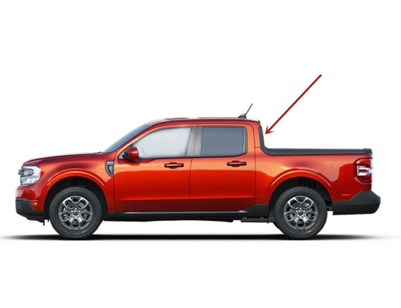 Stationary Rear Back Window Back Glass Compatible with Ford Maverick 2022-2025 Models