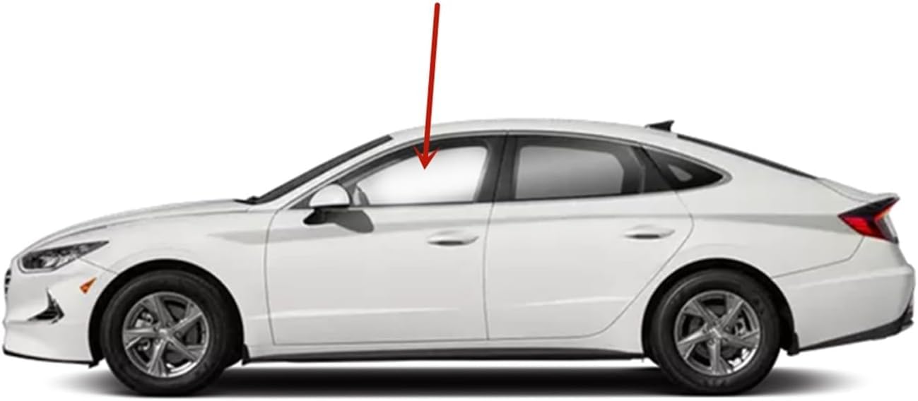 Laminated Driver Left Side Front Door Window Door Glass Compatible with Hyundai Sonata 2020-2025 Models