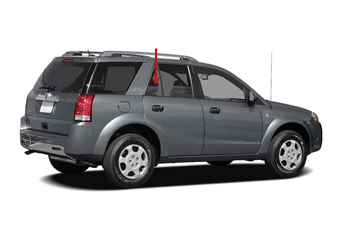 Passenger Right Side Rear Vent Window Vent Glass Compatible with Saturn VUE 2002-2007 Models