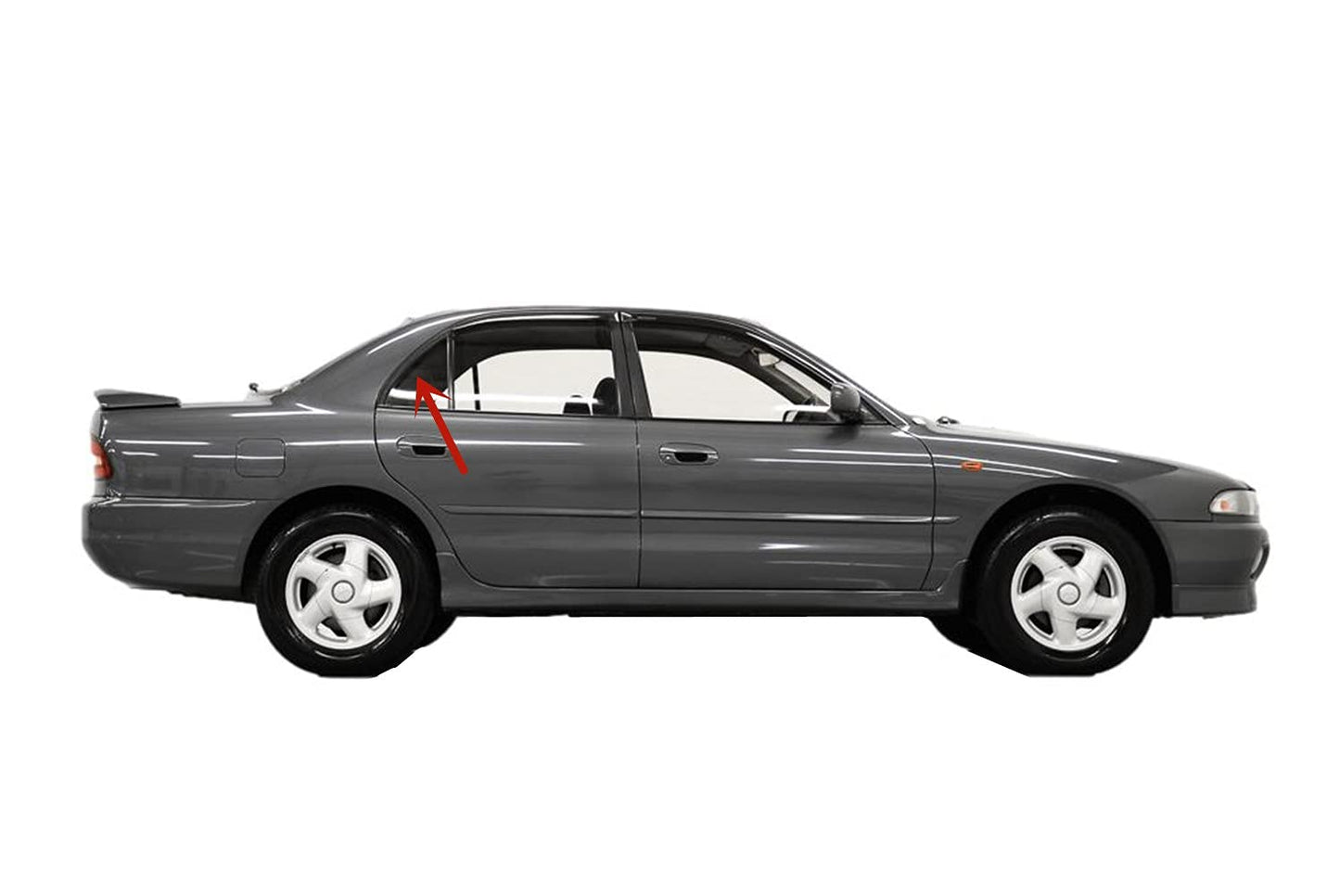 Passenger Right Side Rear Vent Window Vent Glass Compatible with Mitsubishi Galant 1994-1998 Models