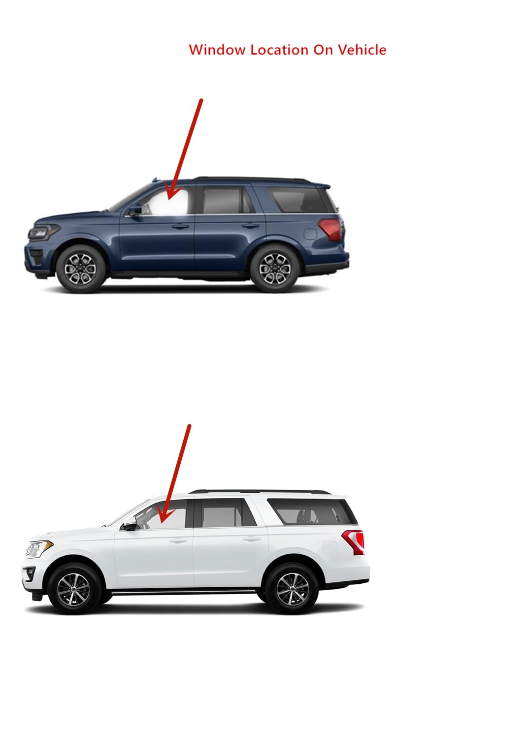 Laminated Driver Left Side Front Door Window Door Glass Compatible with Ford Expedition/Lincoln Navigator 2018-2023 Models