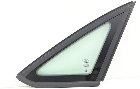 OE Black Moulding Passenger Right Side Rear Quarter Window Quarter Glass Compatible with Ford Focus 4 Door Sedan 2012-2018 Models