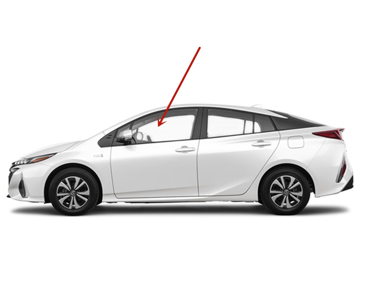Laminated Driver Left Side Front Door Window Door Glass Compatible with Toyota Prius / Prius Prime 2016-2022 Models