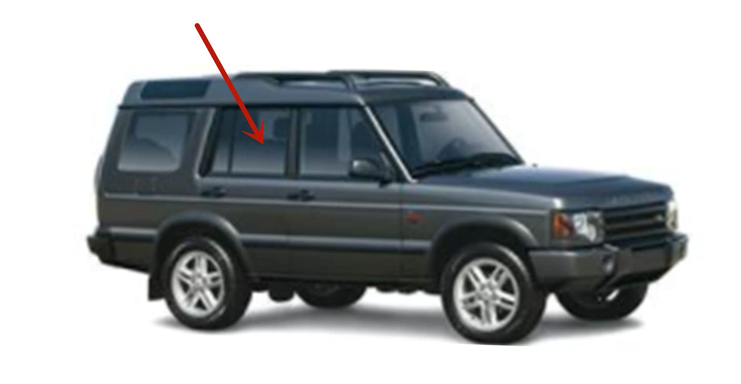 Privacy Passenger Right Side Rear Door Window Door Glass Compatible with Land Rover Discovery II 1999-2004 Models