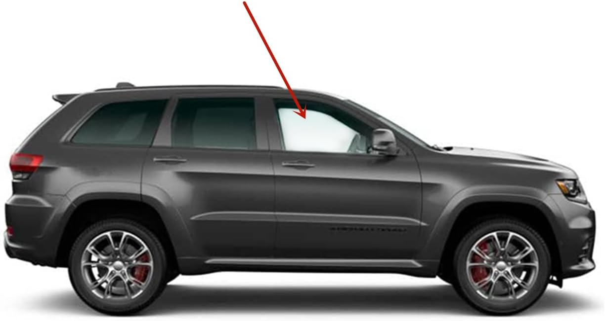 Laminated Passenger Right Side Front Door Window Door Glass Compatible with Dodge Durango 11-25/Jeep Grand Cherokee 11-21/Grand Cherokee WK 2022 Models (Not For Cherokee, or Grand Cherokee L)